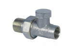 V&G 409D CU15 x 1/2" Radiátorové regulačné šróbenie priame, spájkovacie
